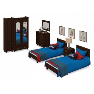 Гарнитур для детской Элизабет KOM_Elizabet_childrens_room