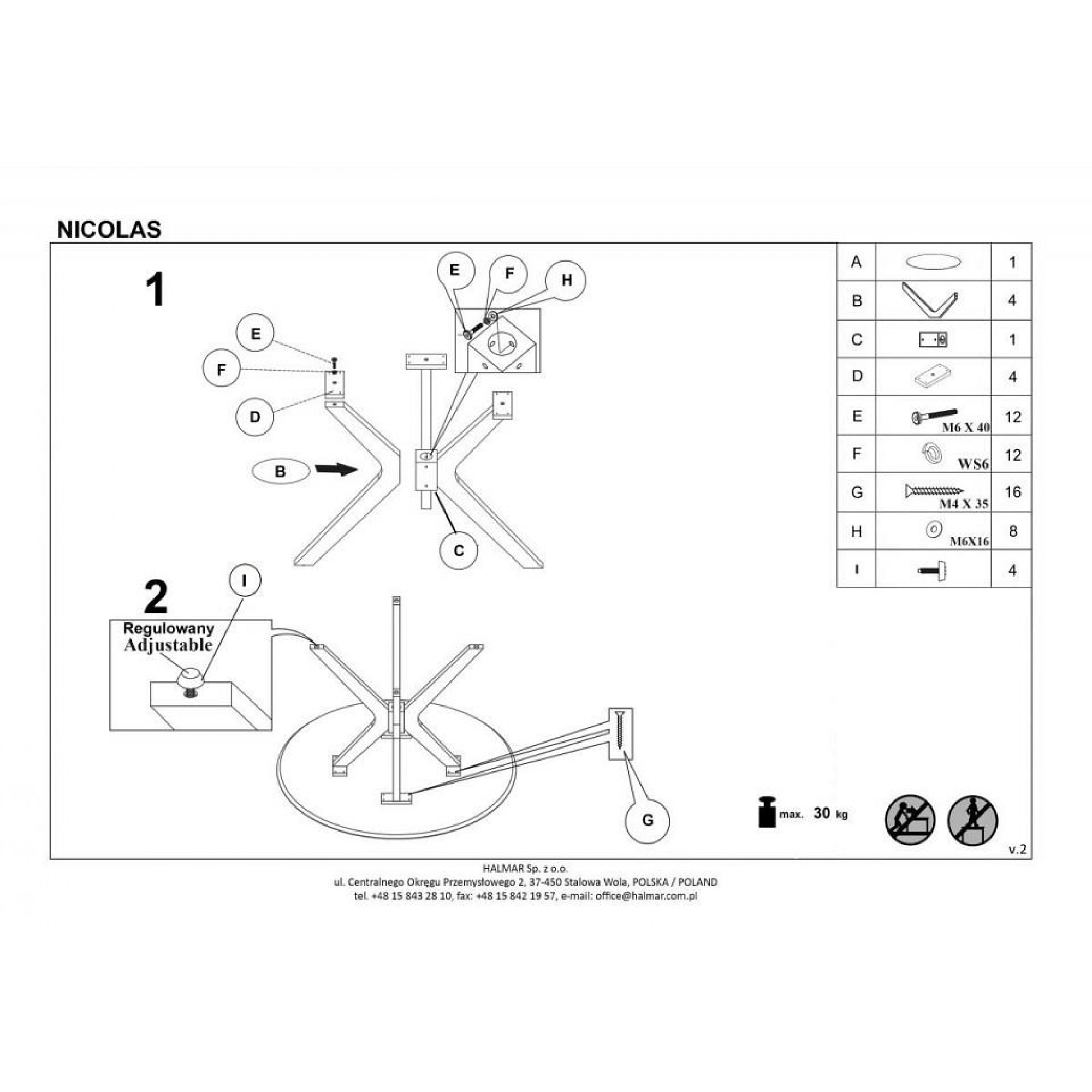 Стол обеденный Nicolas    HLM_V-CH-NICOLAS-ST