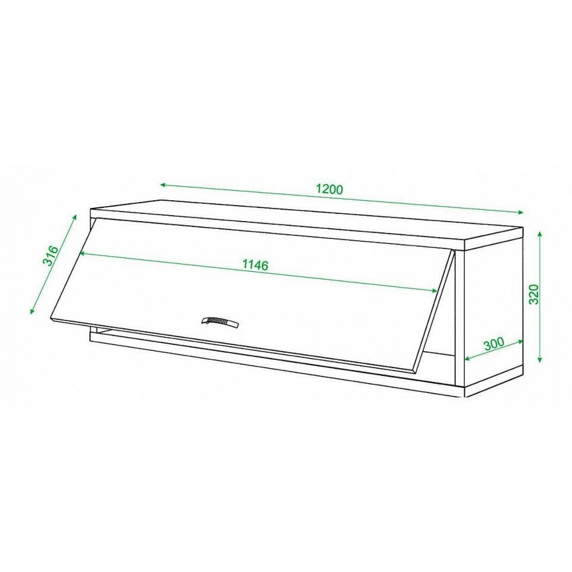 Полка книжная Домино ПК-30    MER_PK-30_K