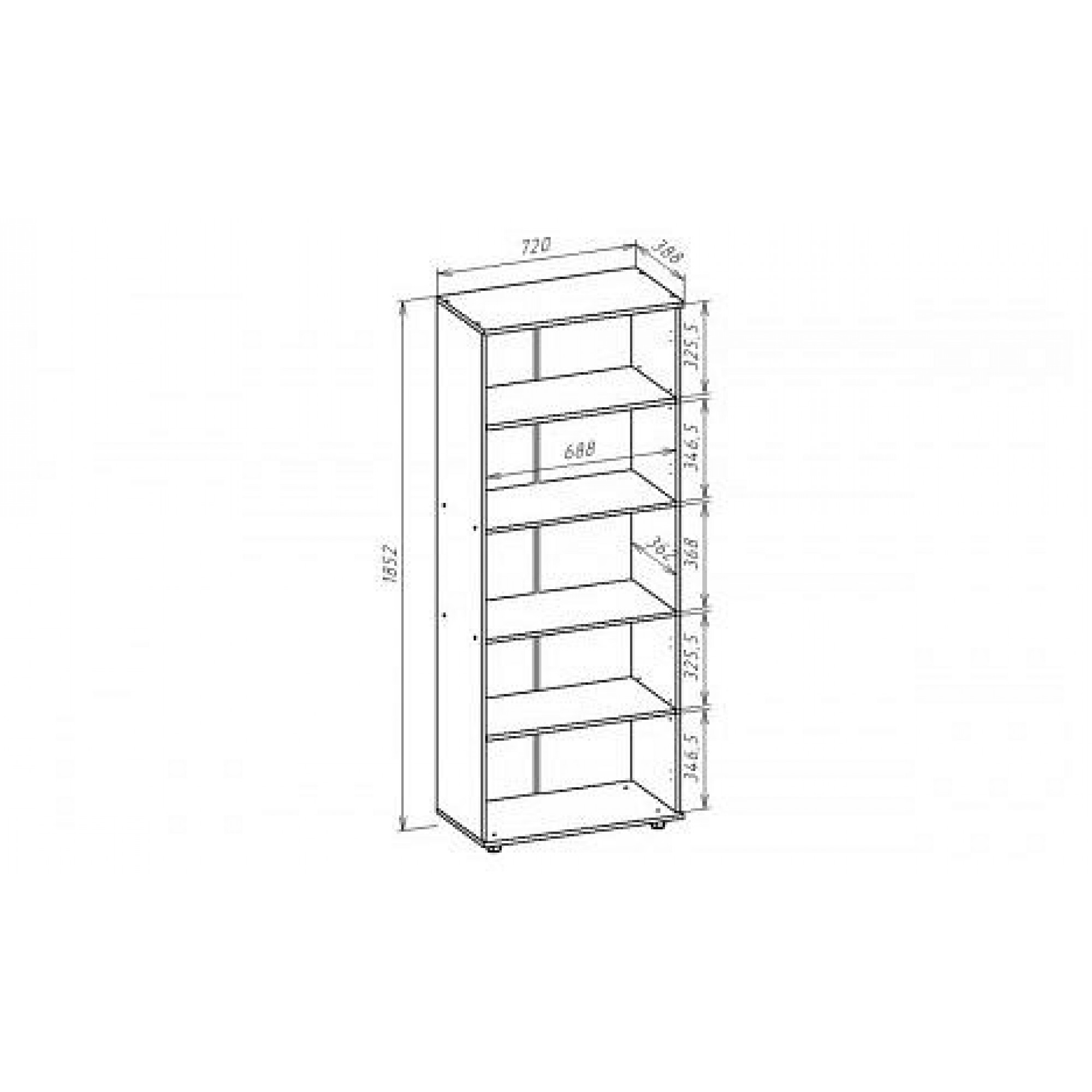 Стеллаж комбинированный С212    JZZ_S-212SB